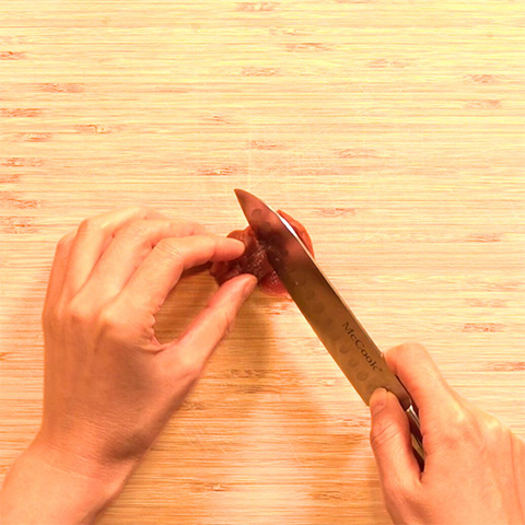 低たんぱくミートとひじきの梅炒めの作り方 Step2