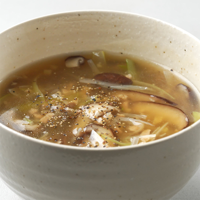 白菜と春雨のトロっとスープ