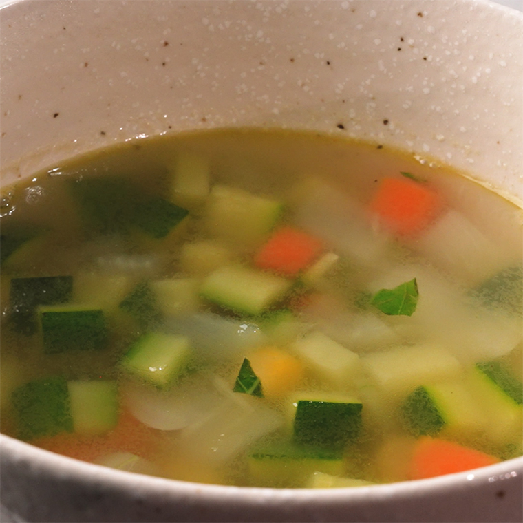 ズッキーニのスープの作り方